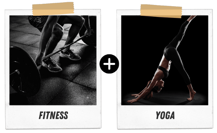 Fitness classes and yoga is a perfect combination